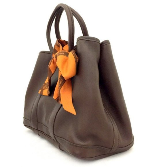 Authentic HERMES Garden Twilly TPM Leather HandBag - Picture 4 of 11